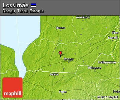 Physical 3D Map of Lossimäe