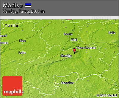 Physical 3D Map of Madise