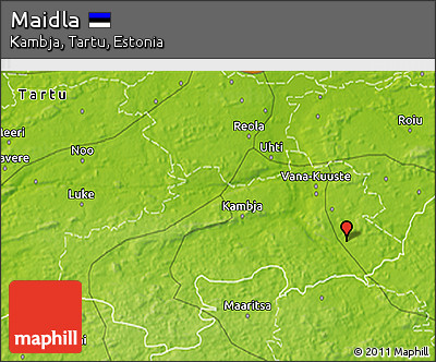 Physical 3D Map of Maidla