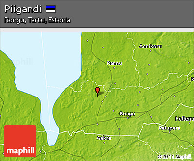 Physical 3D Map of Piigandi