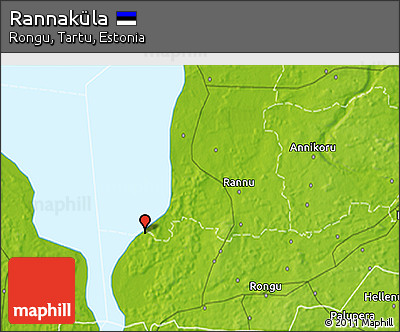 Physical 3D Map of Rannaküla