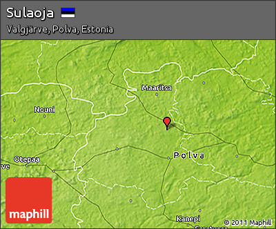 Physical 3D Map of Sulaoja