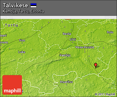 Physical 3D Map of Talvikese