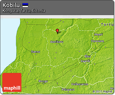 Physical 3D Map of Kobilu