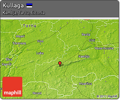 Physical 3D Map of Kullaga