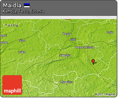 Physical 3D Map of Maidla
