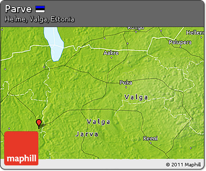Physical 3D Map of Parve