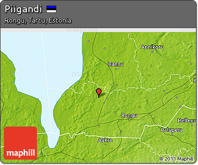 Physical 3D Map of Piigandi