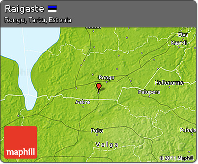 Physical 3D Map of Raigaste