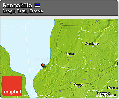Physical 3D Map of Rannaküla
