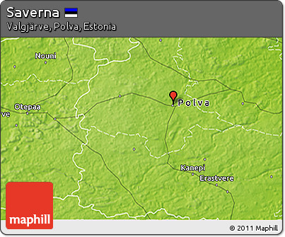 Physical 3D Map of Saverna