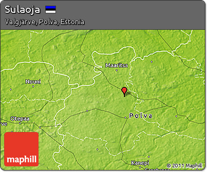 Physical 3D Map of Sulaoja
