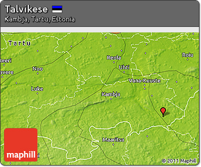 Physical 3D Map of Talvikese