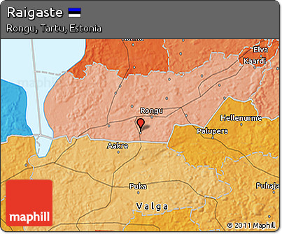 Political 3D Map of Raigaste