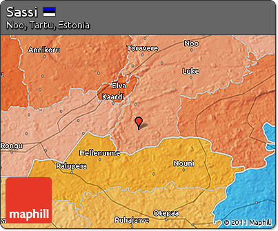 Political 3D Map of Sassi
