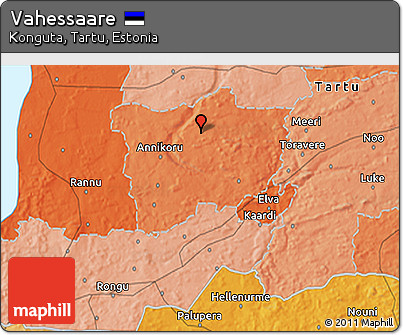 Political 3D Map of Vahessaare