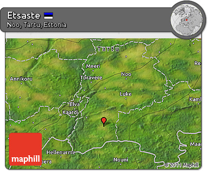 Satellite 3D Map of Etsaste