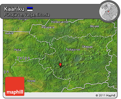 Satellite 3D Map of Kääriku