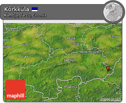 Satellite 3D Map of Kõrkküla