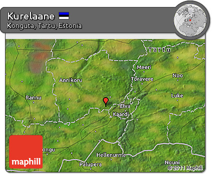 Satellite 3D Map of Kurelaane