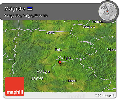Satellite 3D Map of Mägiste