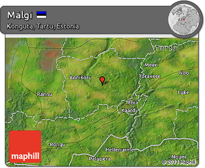 Satellite 3D Map of Mälgi