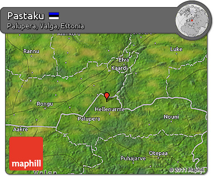 Satellite 3D Map of Pastaku
