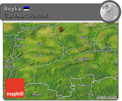 Satellite 3D Map of Ropka