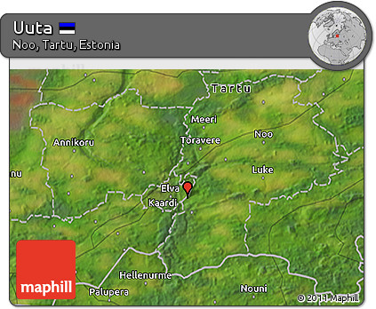 Satellite 3D Map of Uuta