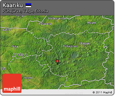 Satellite 3D Map of Kääriku