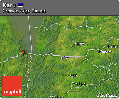 Satellite 3D Map of Karu