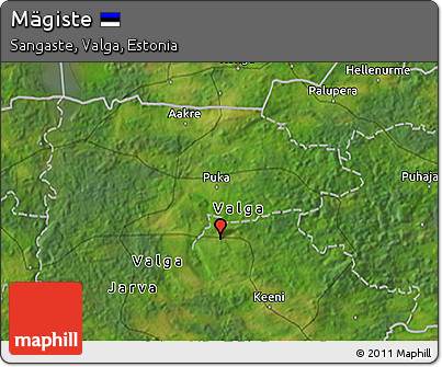 Satellite 3D Map of Mägiste