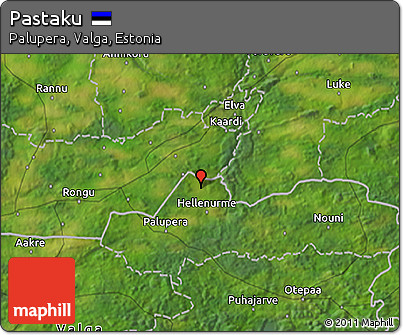 Satellite 3D Map of Pastaku
