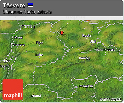 Satellite 3D Map of Täsvere