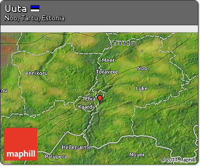Satellite 3D Map of Uuta