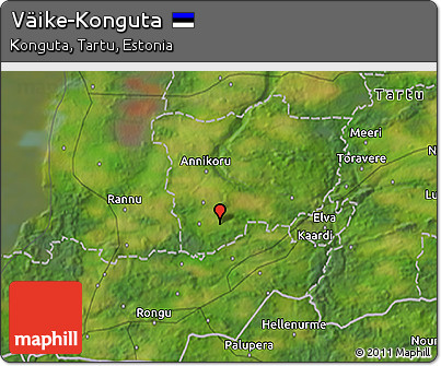 Satellite 3D Map of Väike-Konguta