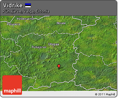 Satellite 3D Map of Vidrike