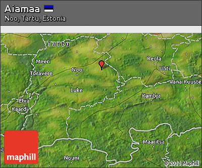 Satellite 3D Map of Aiamaa