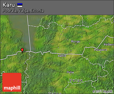 Satellite 3D Map of Karu