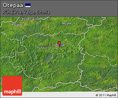 Satellite 3D Map of Otepää