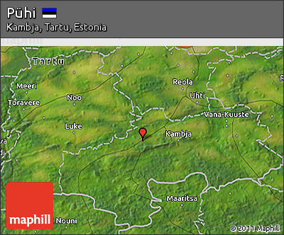 Satellite 3D Map of Pühi