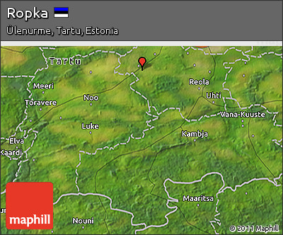 Satellite 3D Map of Ropka
