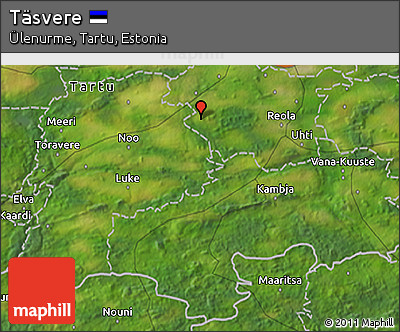 Satellite 3D Map of Täsvere