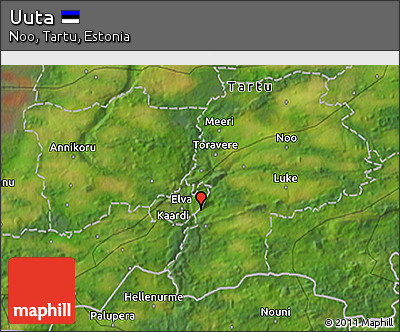 Satellite 3D Map of Uuta