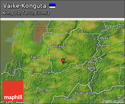 Satellite 3D Map of Väike-Konguta