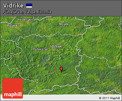 Satellite 3D Map of Vidrike