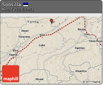 Shaded Relief 3D Map of Soosilla