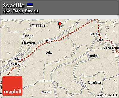 Shaded Relief 3D Map of Soosilla
