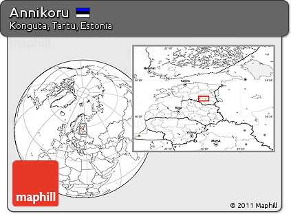 Blank Location Map of Annikoru