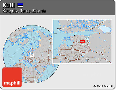 Gray Location Map of Kulli
